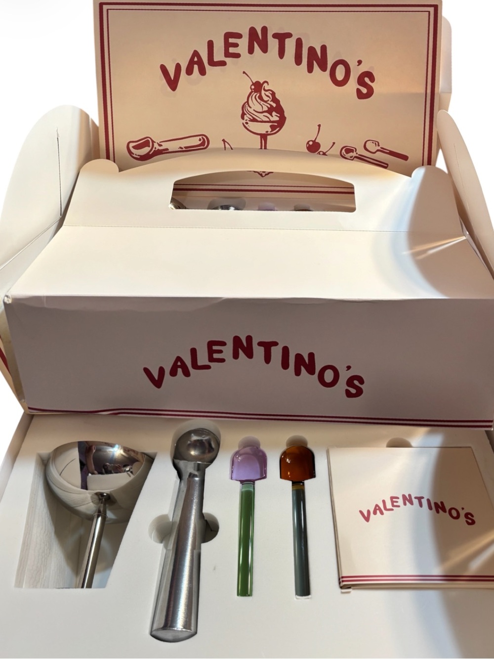 Valentino “Valentino’s” Ice Cream Serving Set - Event Piece - Picture 2 of 7
